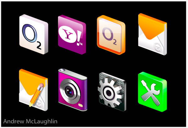 LG icon re-created in vector for LG advertising campaign
